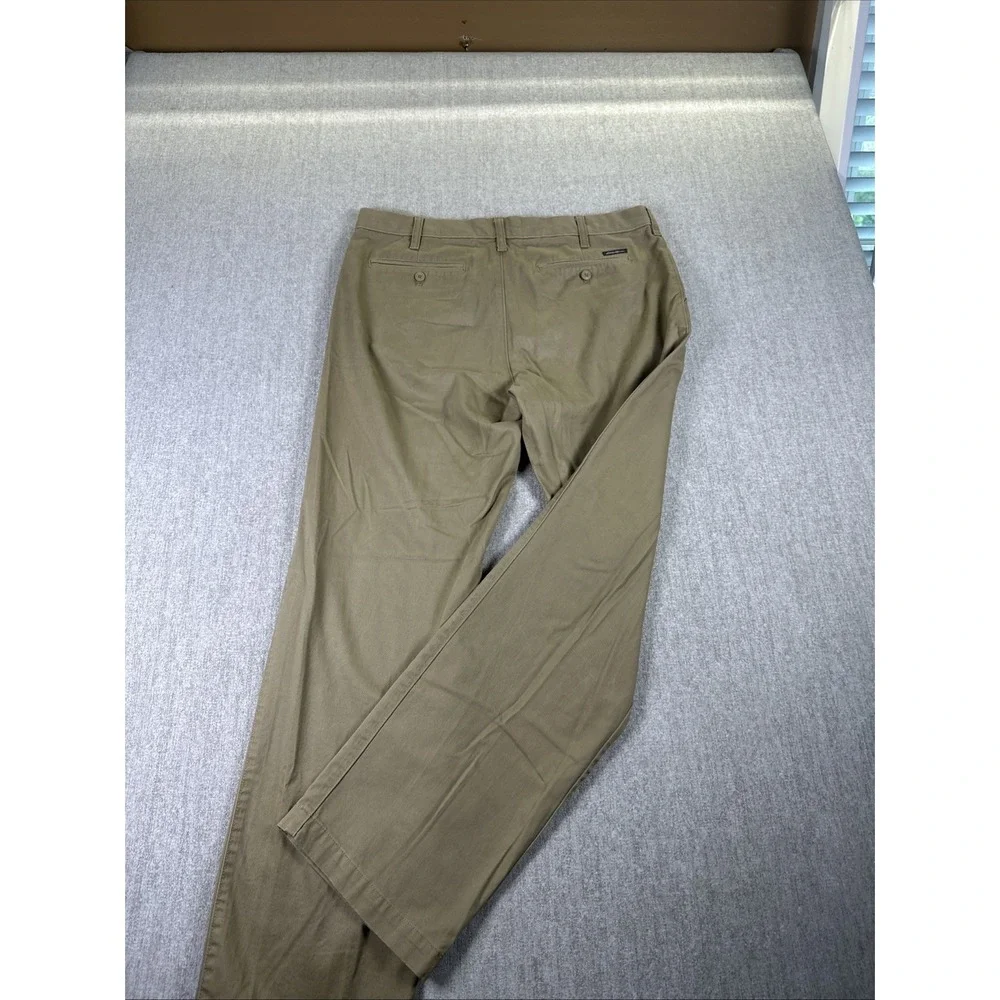 Eddie Bauer pants Men's‎ Pants 36x34 Khaki Straight Fit Casual Preppy Cotton